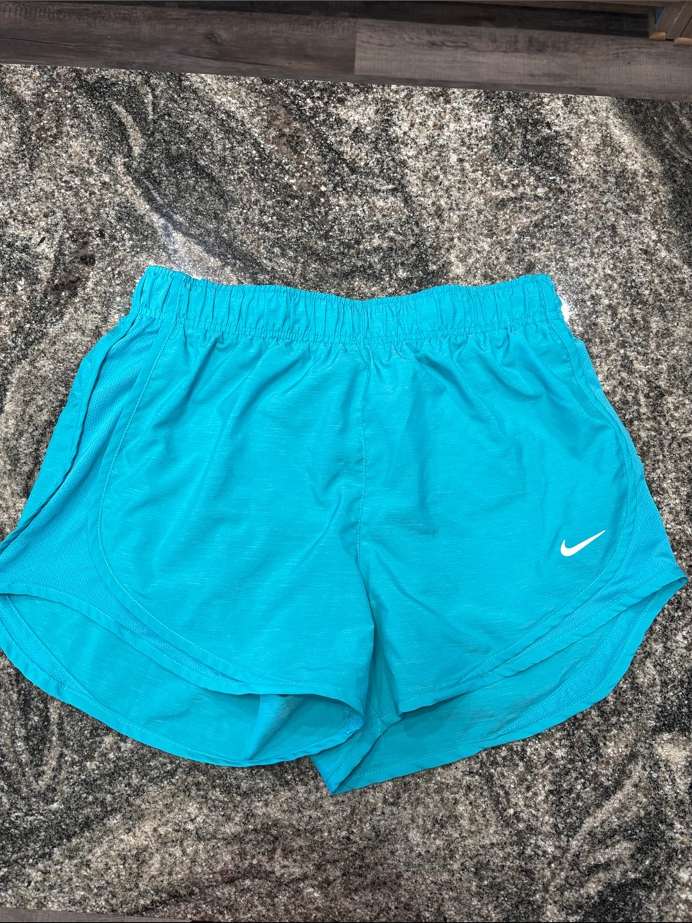 Nike Women’s Teal-Aqua Athletic Running Shorts